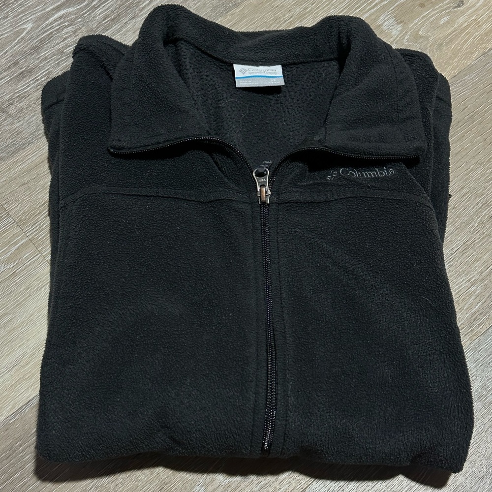 Columbia Black Full-Zip Fleece Jacket